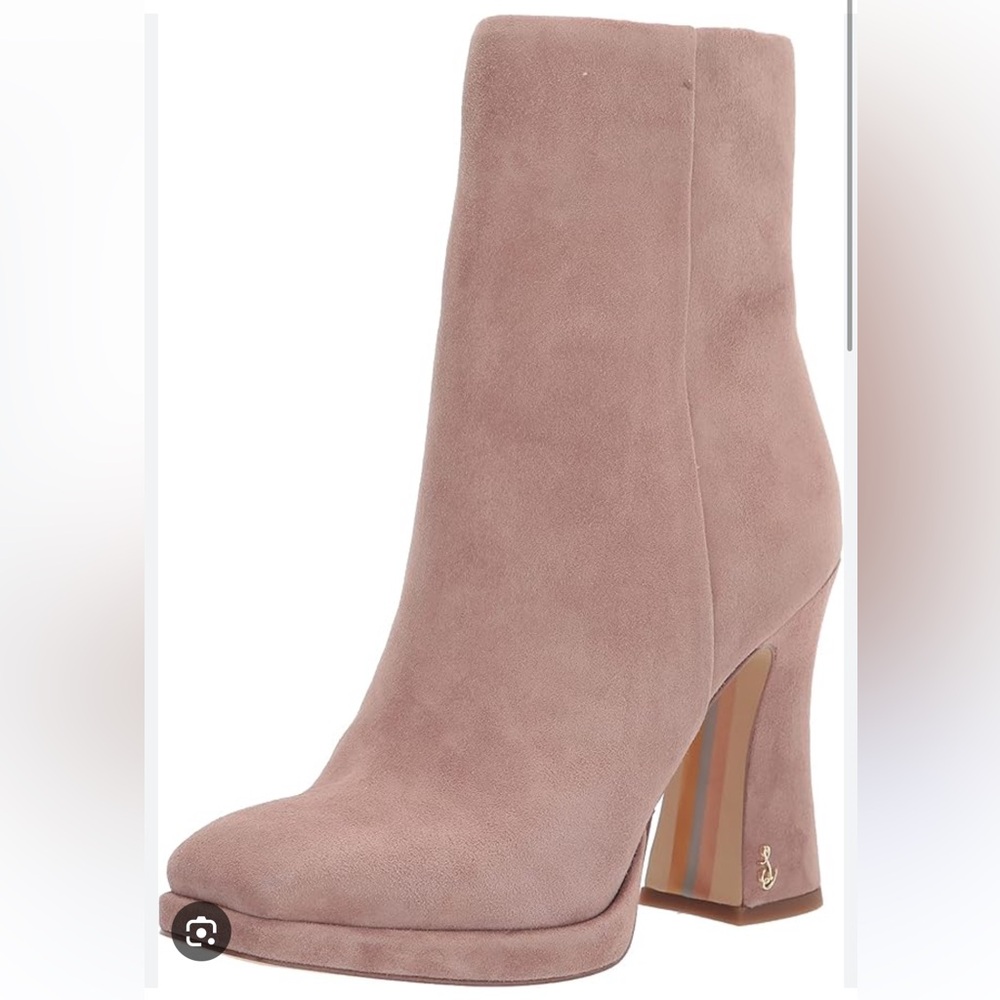 Sam Edelman Women’s Jaye Cashmere Beige Booties